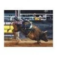Bull Riding Wrapped Canvas Prints | Zazzle