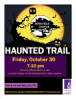 Haunted Trail at Horn Field Campus Oct. 30 - Western Illinois ...