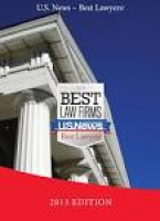2011-2012 U.S.News - Best Lawyers "Best Law Firms" Stand-Alone ...