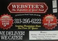 Websters BBQ - Home - Taylor, Michigan - Menu, Prices, Restaurant ...