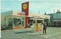 Forward's Service Station Standish MI ~ Shell gas 1950s cars ...