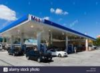 Cars filling up at a Mobil gas station, International Drive ...