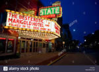 The State Theatre marquee in Traverse City, Michigan, USA Stock ...