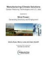 Wind Power: Generating Electricity and Employment (PDF Download ...