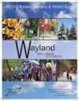 2011/2012 Wayland Chamber Business Directory & Visitors Guide by ...