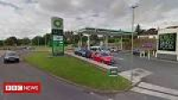 Petrol station badly damaged after deliberate fire - BBC News