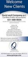 Welcome New Clients, Quist And Company p.c., Eagan, MN