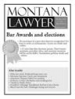 2013 March Montana Lawyer by State Bar of Montana - issuu