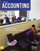 UW Foster School Accounting Newsletter Fall 2013 by University of ...