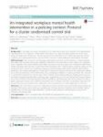 PDF) An integrated workplace mental health intervention in a ...