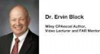 Meet the Professor: Dr. Ervin Black