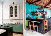 The Modern Bohemian Black Kitchen | Bohemian kitchen, Modern ...