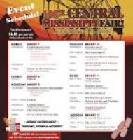 108th Annual Central Mississippi Fair, Wed 8/9-Sat 8/12, Full ...