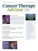 Cancer Therapy Advisor November/December 2016 Issue by Haymarket ...