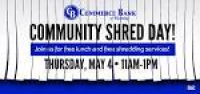 Community Shred Day > Event Calendar - View Our Upcoming Community ...