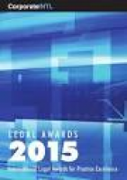 Corporate INTL Legal Awards 2015 by Jrs Corporate Ltd - issuu