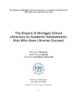 PDF) The Impact of Michigan School Librarians on Academic ...