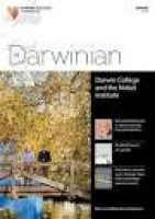 The Darwinian, Winter 2018 by Darwin College, Cambridge - issuu