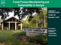 Forest Product Manufacturing in Georgia
