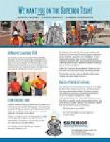 Your Superior Career - Superior Waterproofing