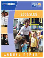 2009 United Way Annual Report by United Way of Sarasota County - issuu