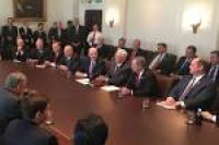 All-male White House health bill photo sparks anger - BBC News