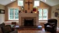 Shaker style fireplace surround for... - Holden Cabinet & Millwork ...