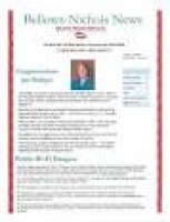 Newsletters - Bellows-Nichols Insurance Agency