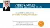 Joseph G. Corsaro, Esq. | Corsaro & Associates