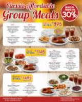 Classic Affordable Group Meals - Classic Savory