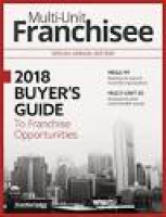 2018 Multi-Unit Franchisee Buyer's Guide by Franchise Update Media ...