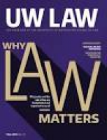 UW Law Fall 2016 by UW School of Law - issuu