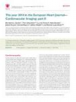 The years 2015-2016 in the European Heart Journal-Cardiovascular ...
