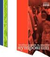 Univ of Dayton Stander Symposium, 2010 Abstract Book by University ...