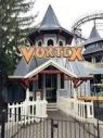 Entrance to Vortex - roller coaster with 7 inversions in it ...