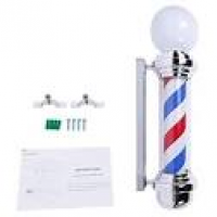 Amazon.com : Mefeir 32" Barber Pole Globe Light Classic Style ...
