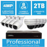 Q-SEE 8-Channel 4MP IP Indoor/Outdoor Surveillance 2TB NVR System ...