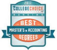 50 Best Master's in Accounting Degrees for 2017