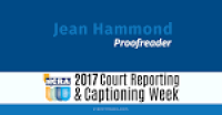 Jean Hammond, Proofreader | Planet Depos