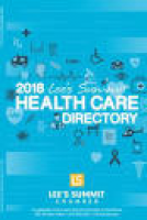 Lee's Summit Healthcare Directory 2018 by Lee's Summit Chamber of ...