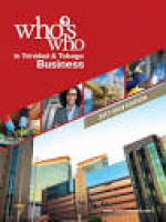 Who's Who in Trinidad & Tobago Business 2017-2018 by Prestige ...