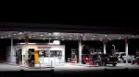 Sunoco gas service station fuel pumps highway traffic Stock Video ...