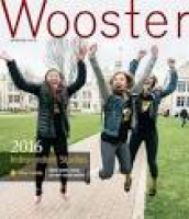 Wooster Spring 2016 by The College of Wooster - issuu