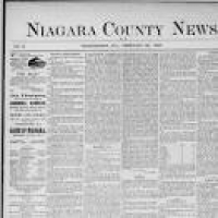 Niagara County News. (Youngstown, Niagara County, N.Y.) 1881-1886 ...