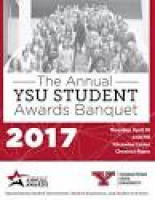Awardsbanquetbooklet2017web by Youngstown State University - issuu