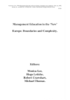 PDF) Management Education in the new Europe: boundaries and ...