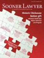 Sooner Lawyer: Fall 2014 by University of Oklahoma College of Law ...