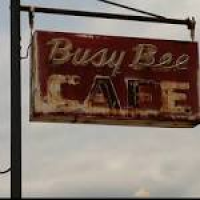 Busy Bee Cafe, Hugo, Oklahoma - Old, counter style cafe in my...