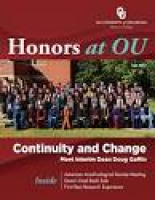 Spring 2017 Honors College Newsletter by The University of ...