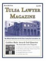 Tulsa Lawyer Magazine June 2015 by Tulsa County Bar Assoication ...